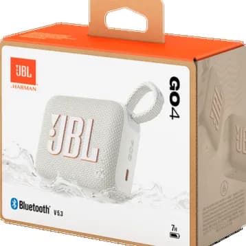 JBL Go 4 | Ultra-Portable Bluetooth Speaker WHITE