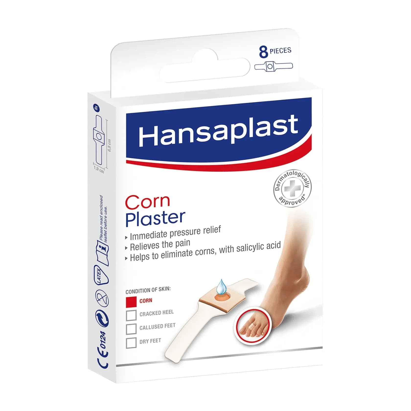 Hansaplast Corn Plaster 8 pcs