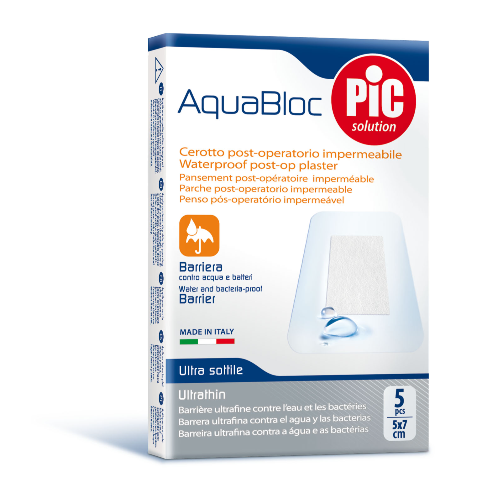 pic solution aquabloc plaster 5x7cm 5pcs