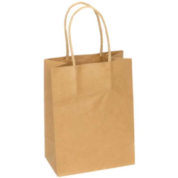 Gift Kraft Paper Bag Plain Brown Cover - Extra Small (GCQL215)