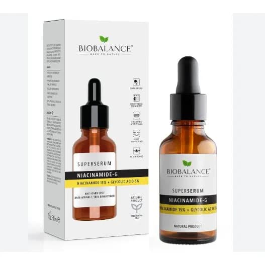 Biobalance Niacinamide 15% Glycolic Acid 5%  Super Serum 30ml