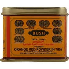 Bush Colour Orange Red 100gm