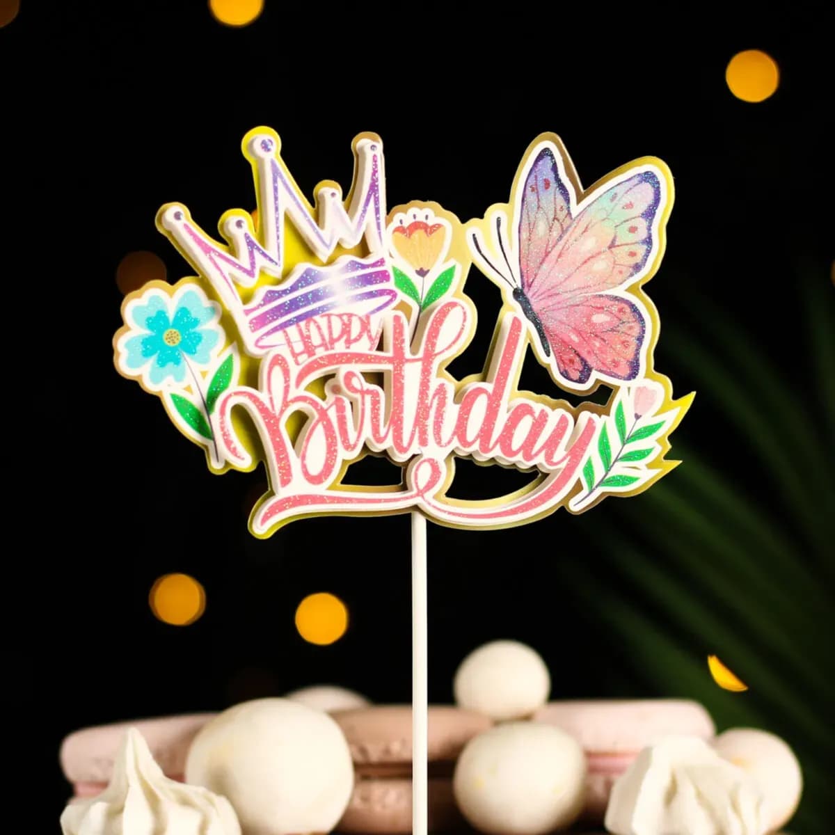 Butterfly Birthday Cake Topper