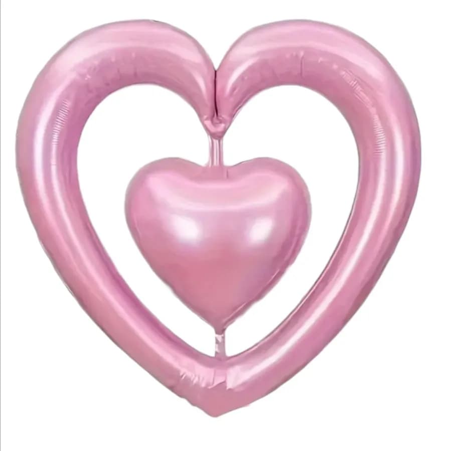 Heart on Heart Pink