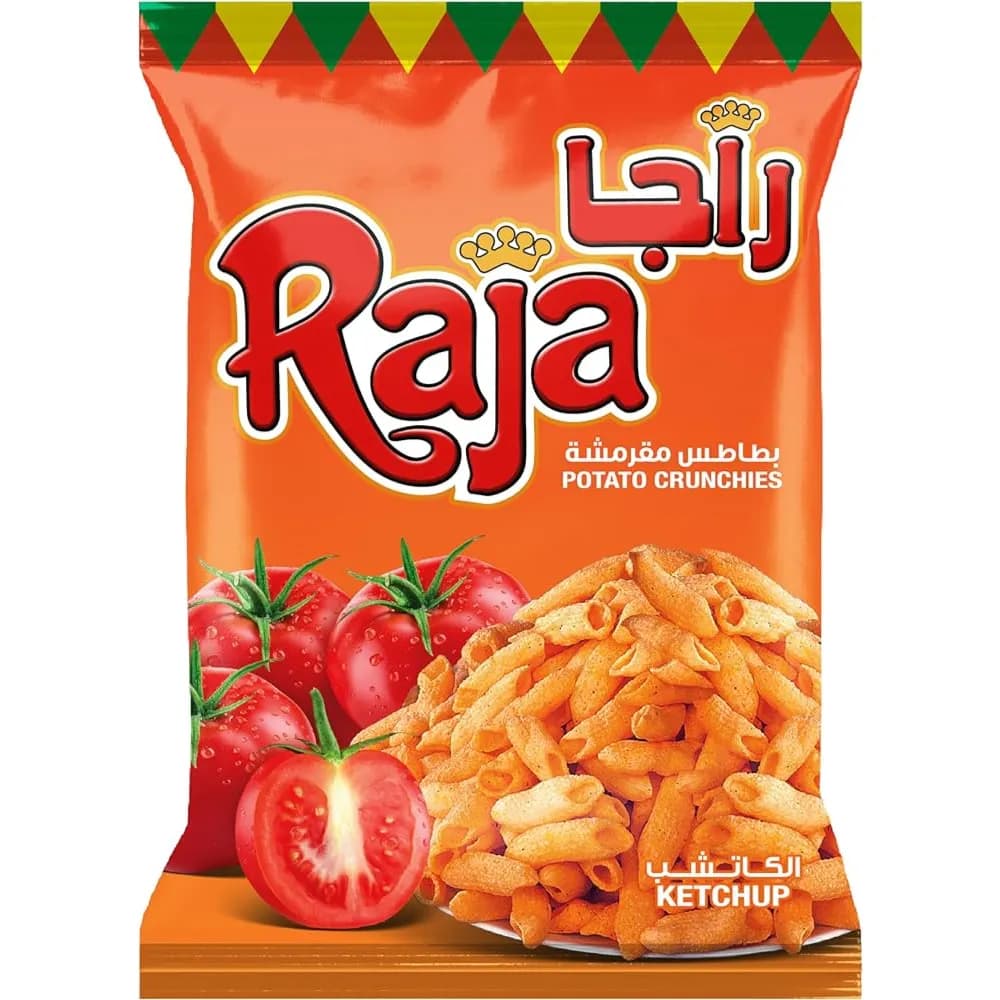 Raja Potato Crunchies Ketchup 125Gm