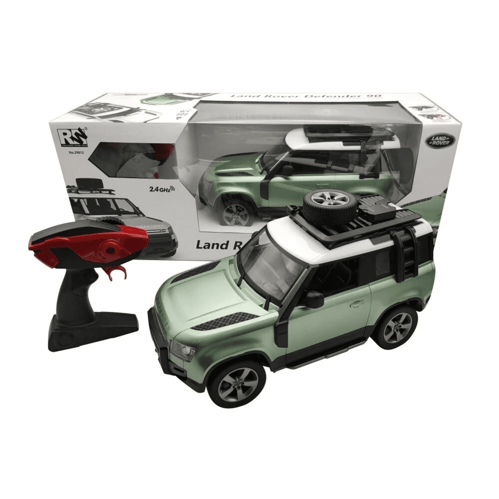Land Rover Defender 90 (Green) (Rc Car) Scale 1: 12 Radio Control