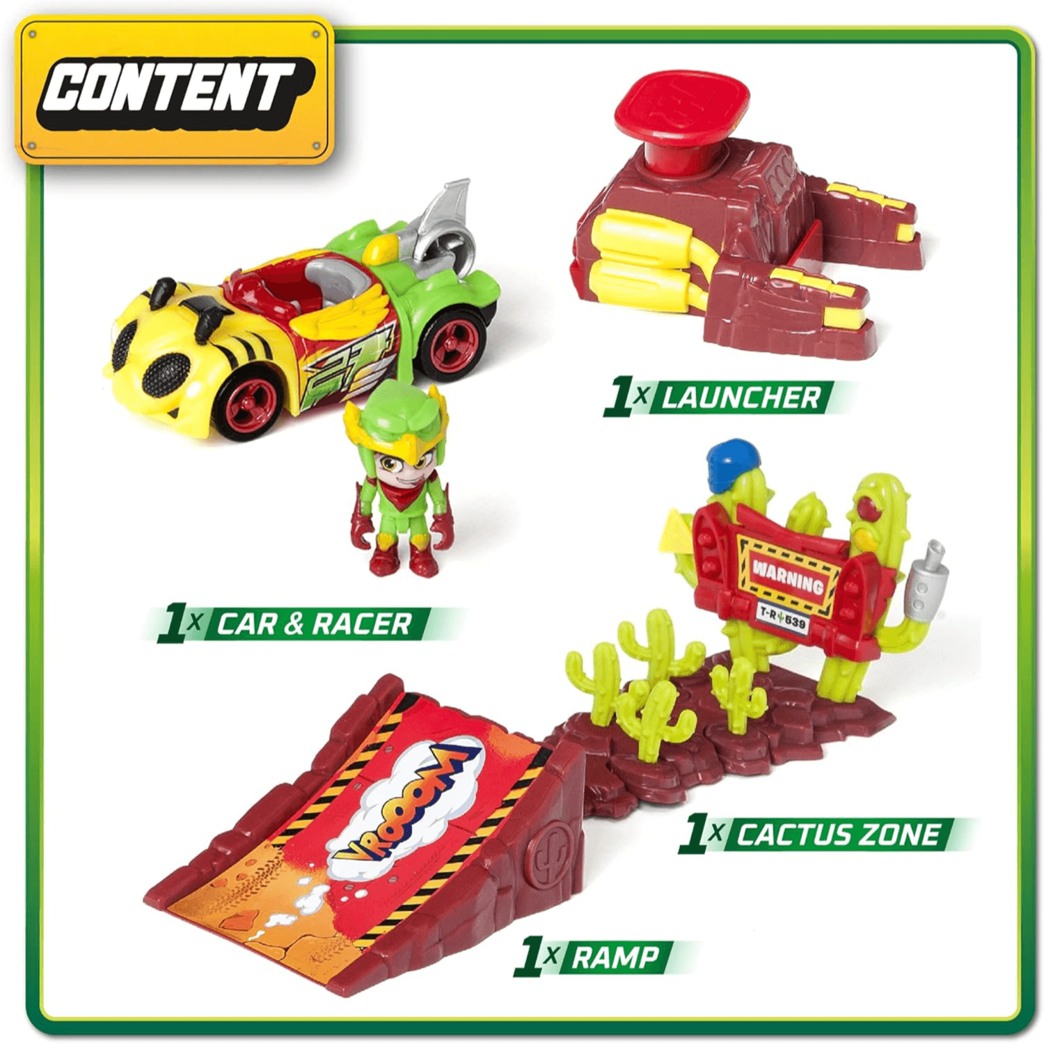 T-Racers - Eagle Jump Challenge Playset 4Pieces