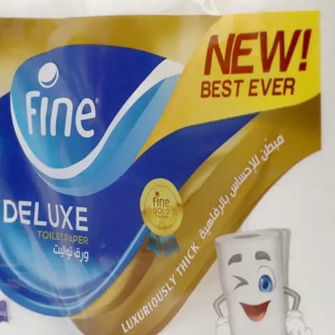 Fine Toilet 140s Deluxe 8roll 3ply