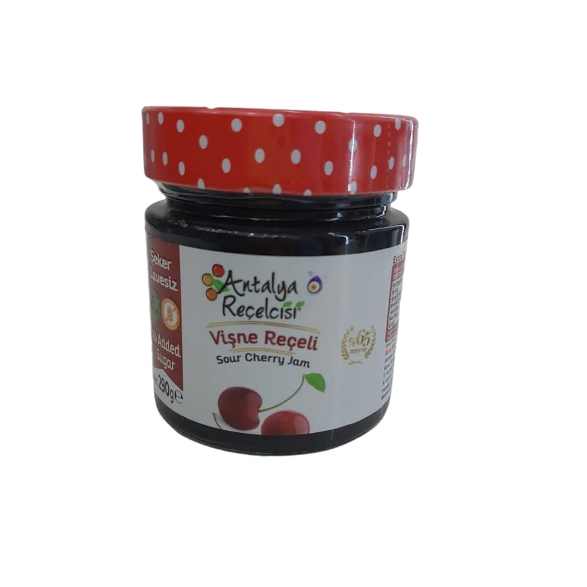 Sour Cherry Jam No Sugar Added 290gr