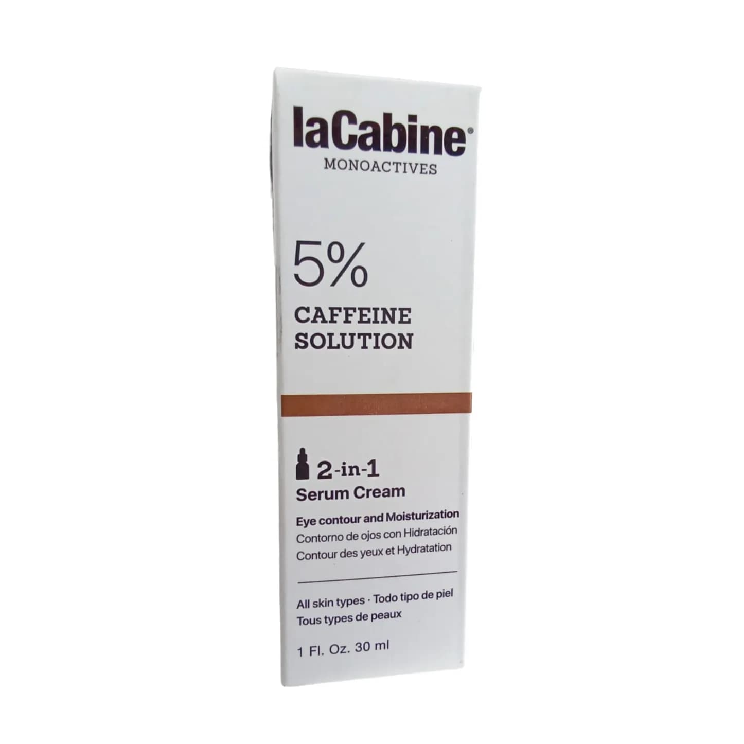 la cabine 5% caffeine solution 2 in 1 serum cream 30 ml