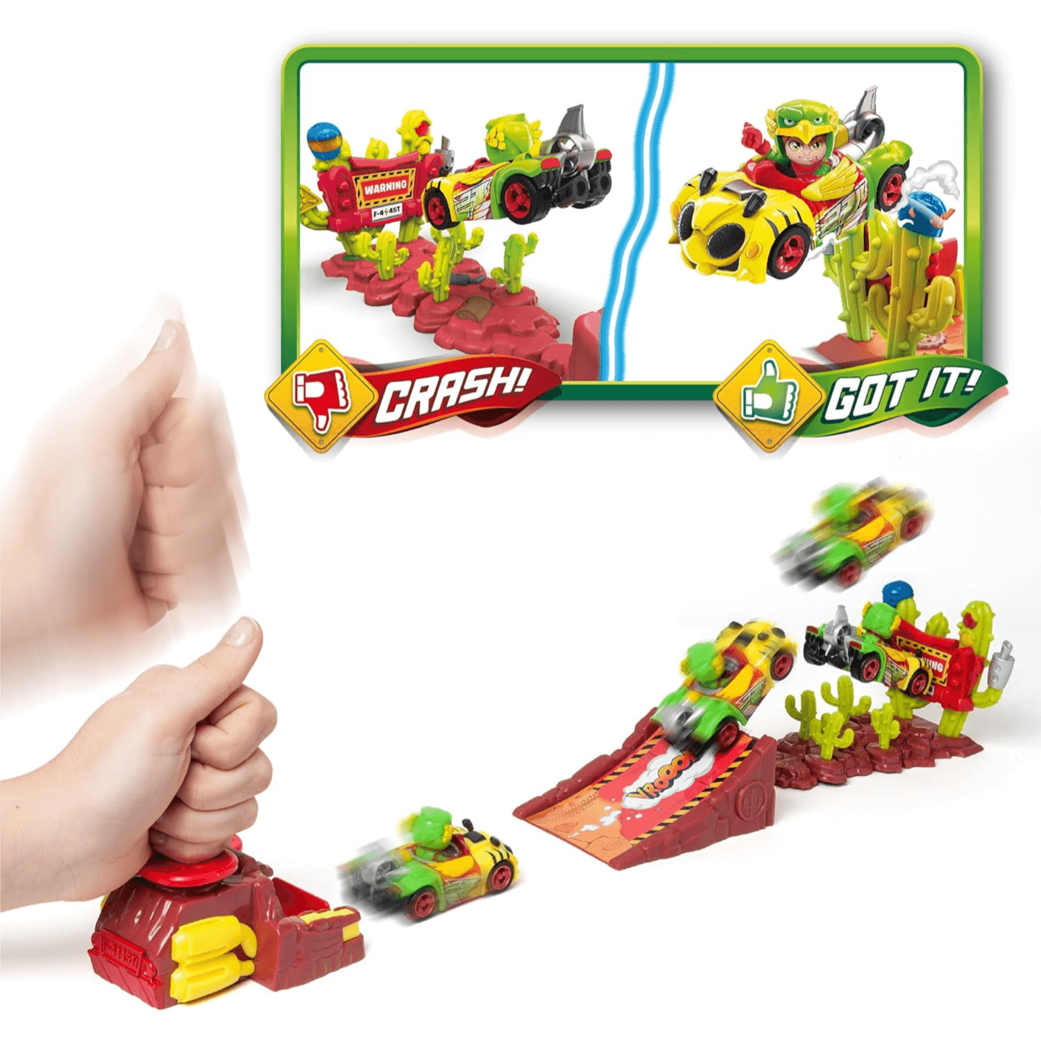 T-Racers - Eagle Jump Challenge Playset 4Pieces