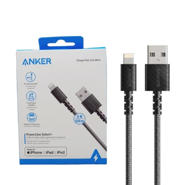 Anker usb to lightning Cable 3ft(0.9m) A8012H12