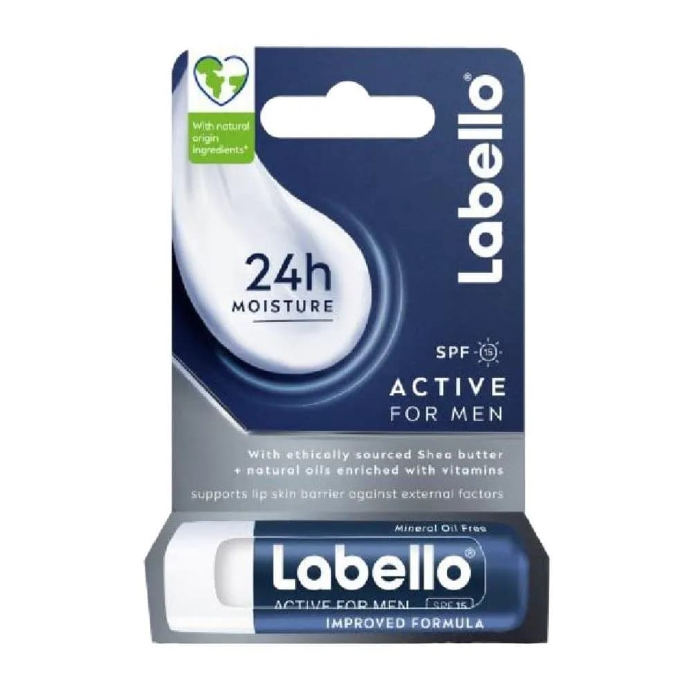 Labello Men Active Lip Balm 4.8g