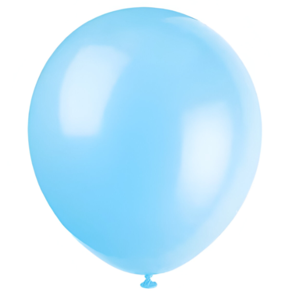 Party Decoration Latex Balloons-pack Of 100 Pieces- Light Blue Color (BLQL75)