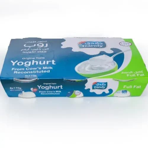 Dandy Yoghurt Full Cream 170gx6