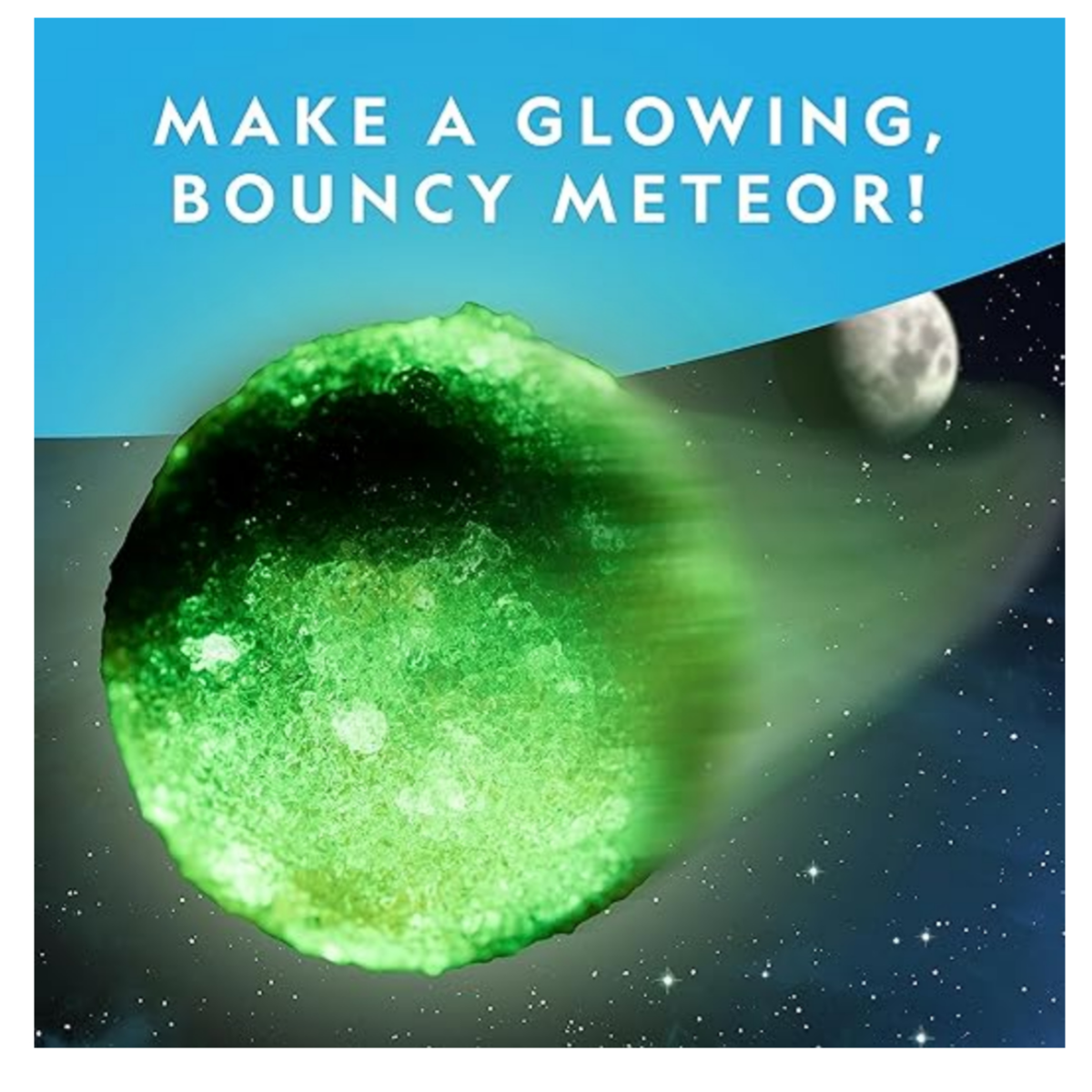 National Geographic Glow In The Dark Meteor Bouncy Balls for Student-Stem Project Toy (SMEQ28)