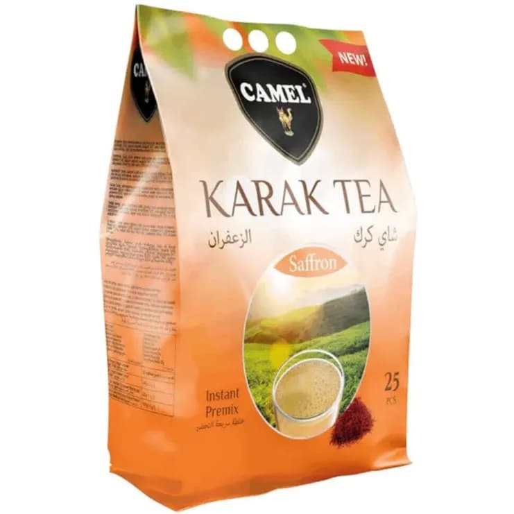 Karak Camel Tea With Saffron