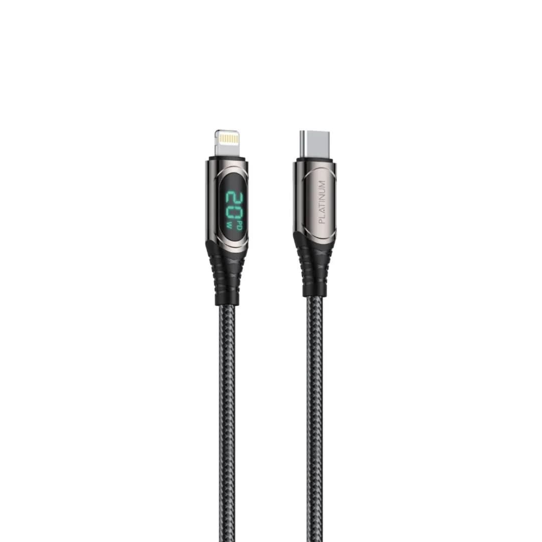 Platinum Super Series Led Cable Pd 20W C-L 1.2M - Black - P-Cbsupclbk