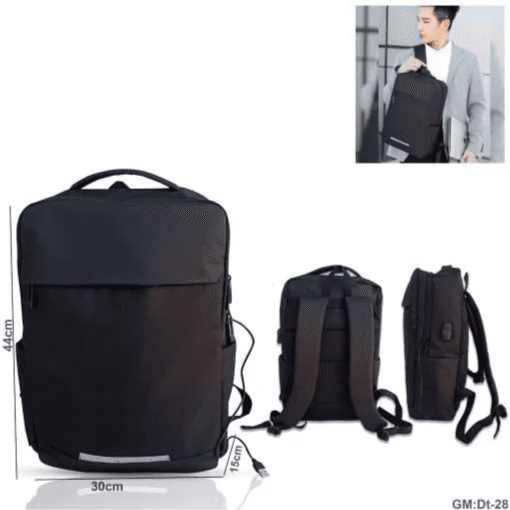 Men Backpck With USB Charger “dt-28”