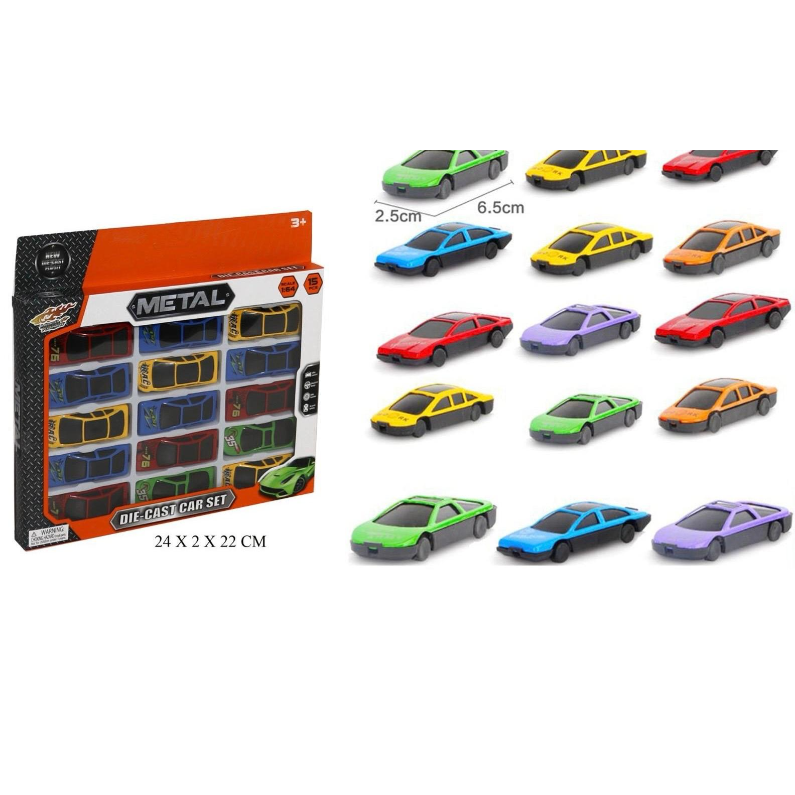 DIE CAST CAR SET 15pcs