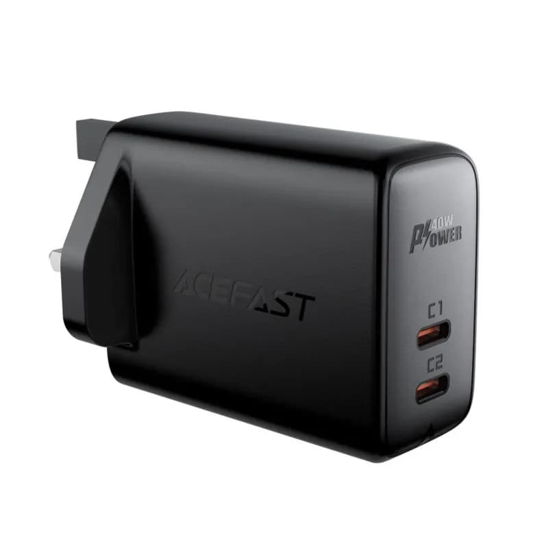 Dual Usb-C Power Adapter 40W - Acefast A12