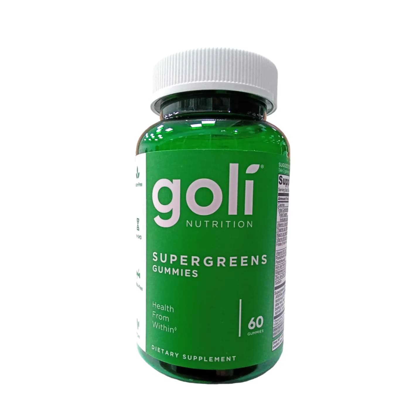 goli super greens gummies 60 pc