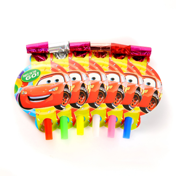 Car Themed Happy Birthday Party Whistle-Pack Of 6 Pieces - Pigc190