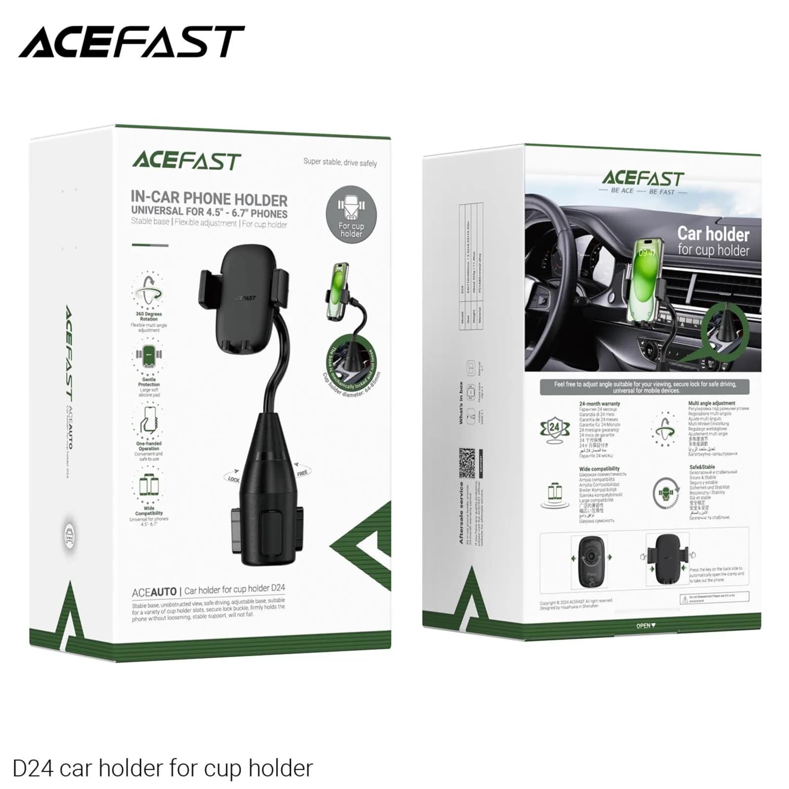 Cup Mobile Holder For Car Acefast