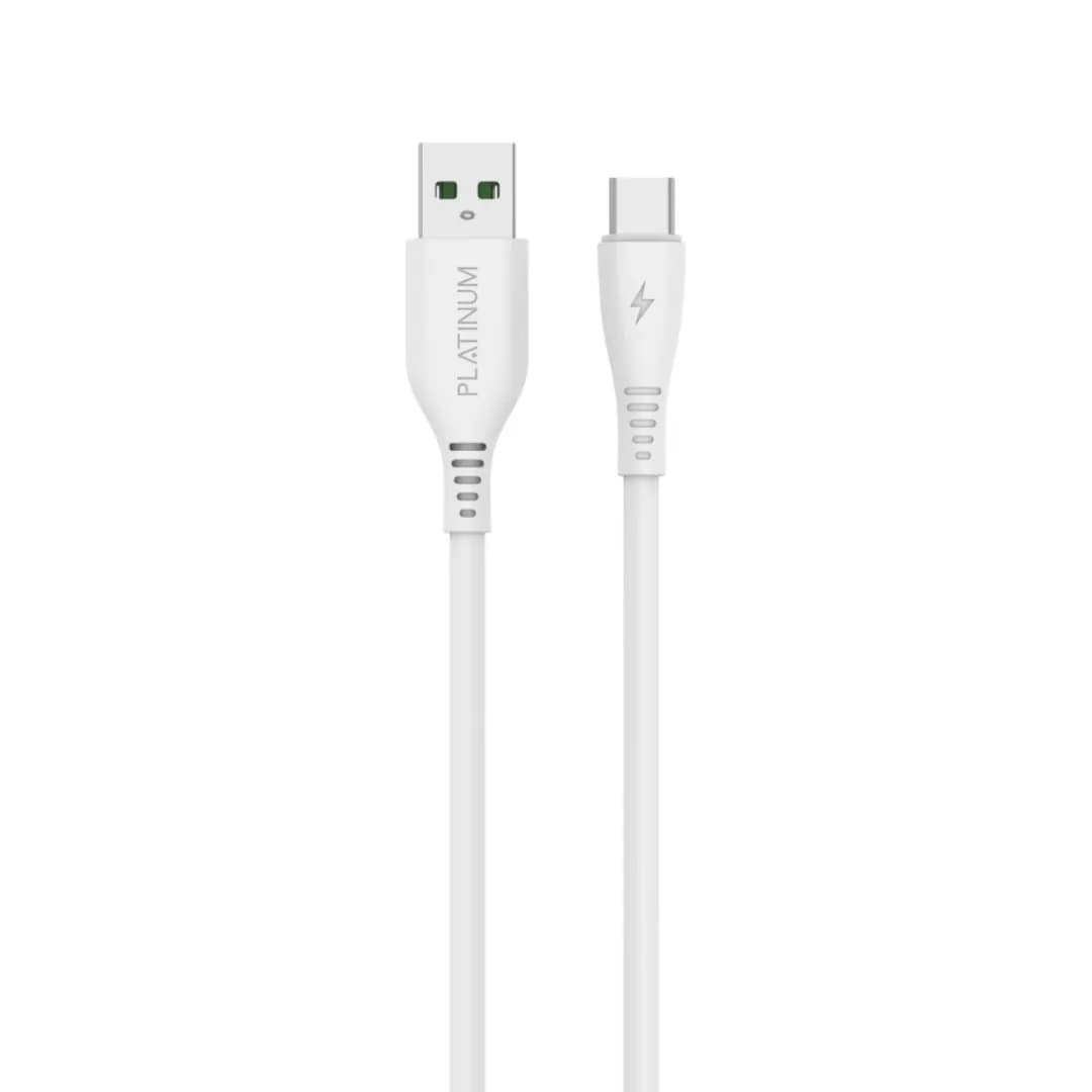 Platinum Flex Series Cable Type-C 3.0A 1M - White - P-Cbflcwh