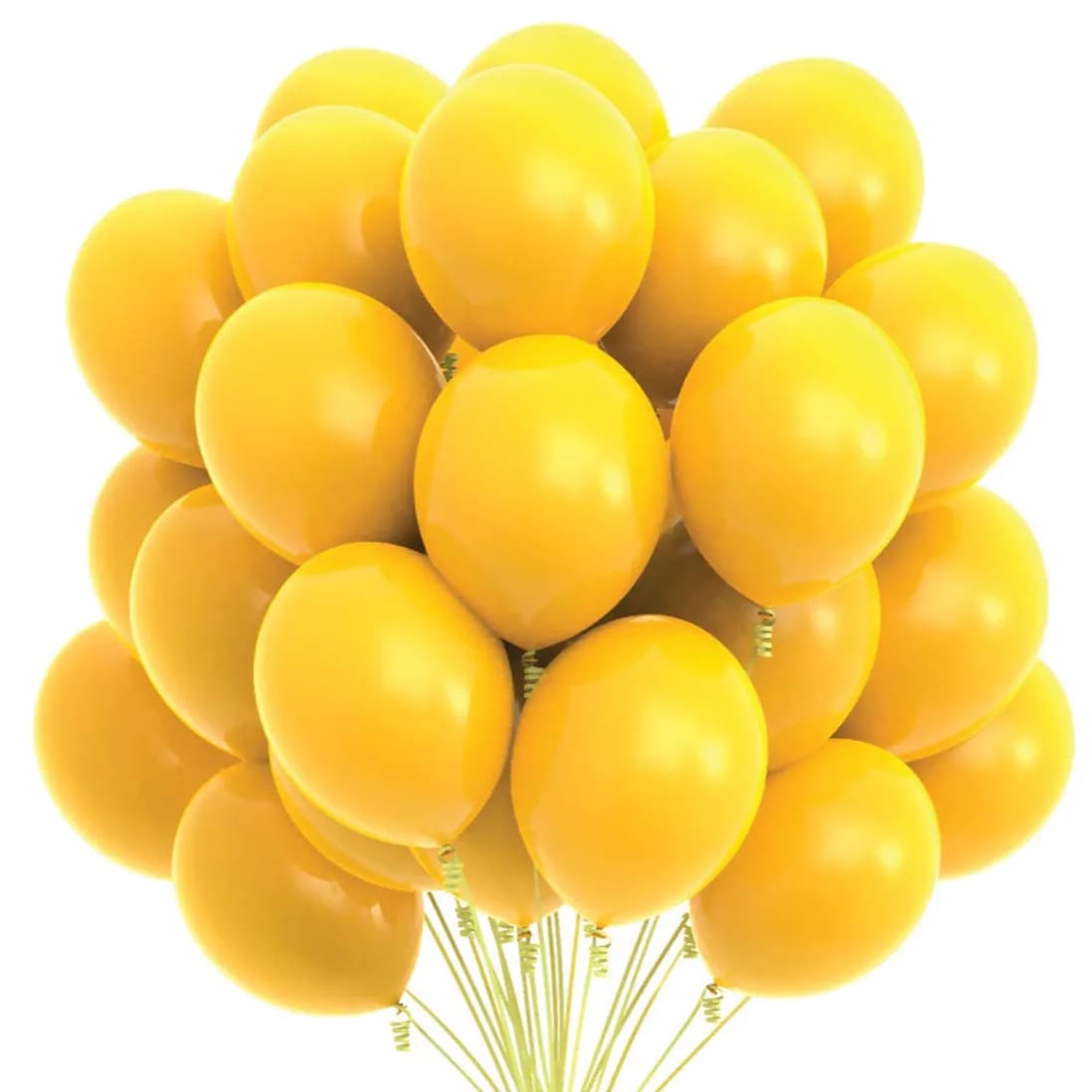 Yellow Party Balloon 50 Pcs