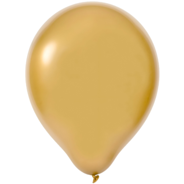 Party Decoration Latex Balloons-pack Of 50 Pieces- Gold Color (BLQL52)