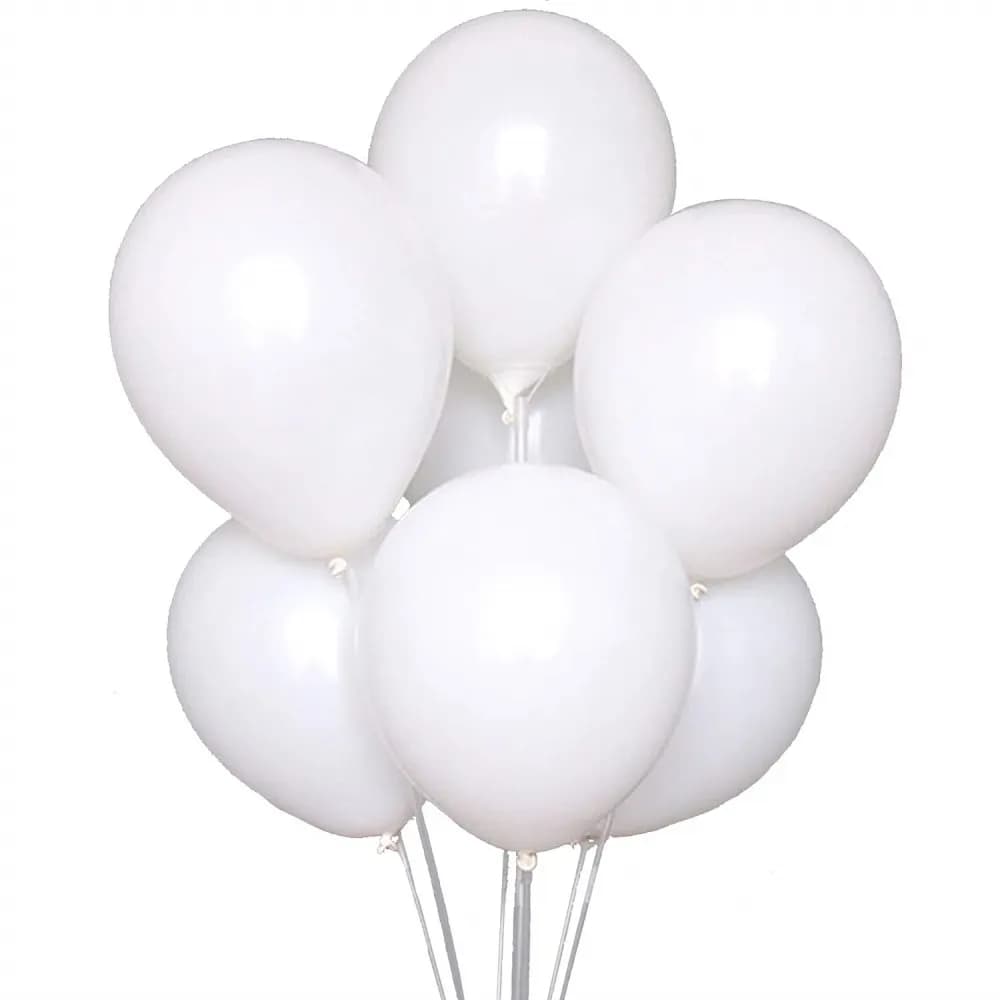 Helium Balloon White