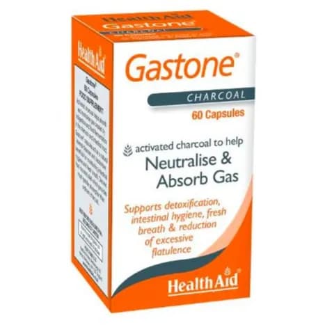 HEALTH AID GASTONE ( Activated Charcoal ) TAB 60'S