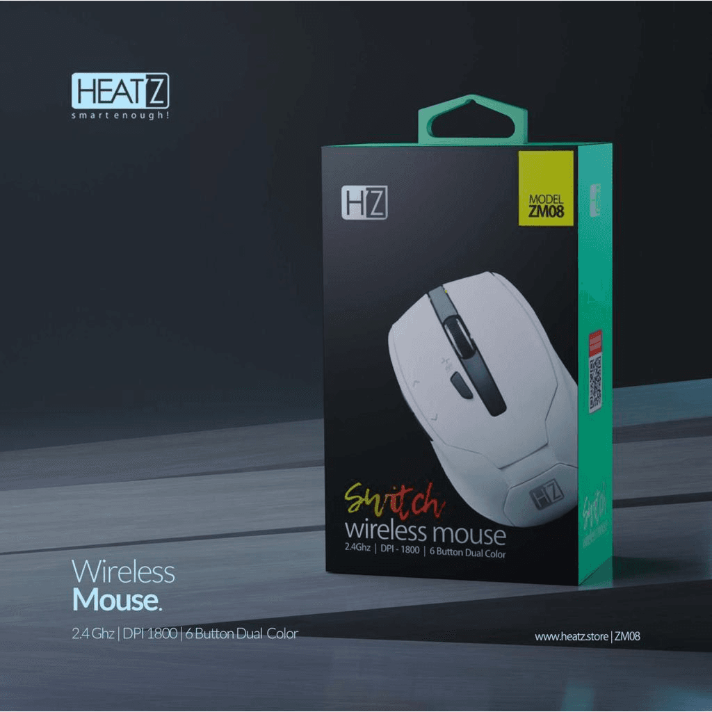 HEATZ SWITCH WIRELESS MOUSE - ZM-08