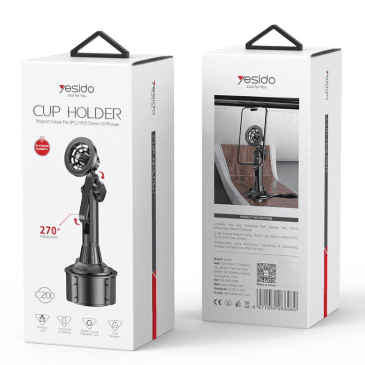 YESIDO CUP HOLDER [MAGNET] - C200