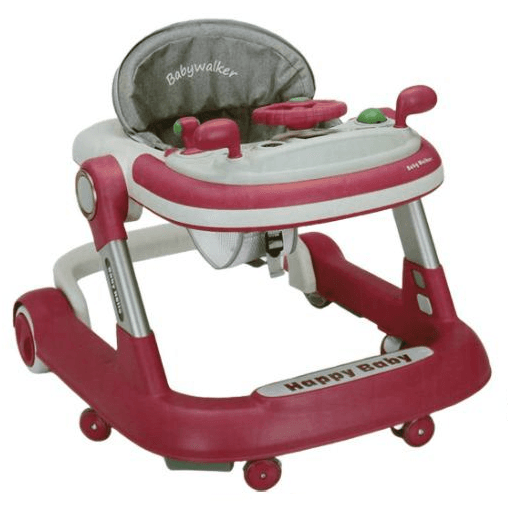 4 mode Baby Walker 6m+ (puzzle mode,table mode,toddle mode,walking aid mod) pink color