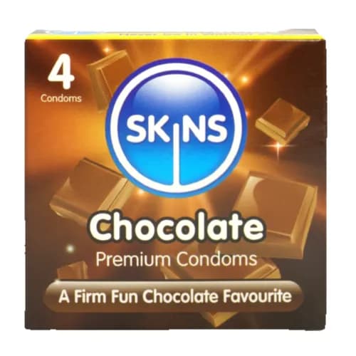 SKINS CHOCALATE FLAVOUR CONDOM 4 S