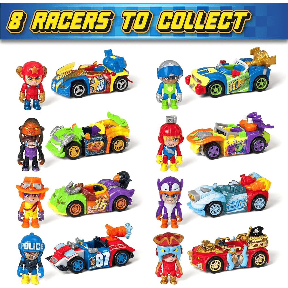 T-RACERS Series 2 – Interchangeable Car and Surprise Driver