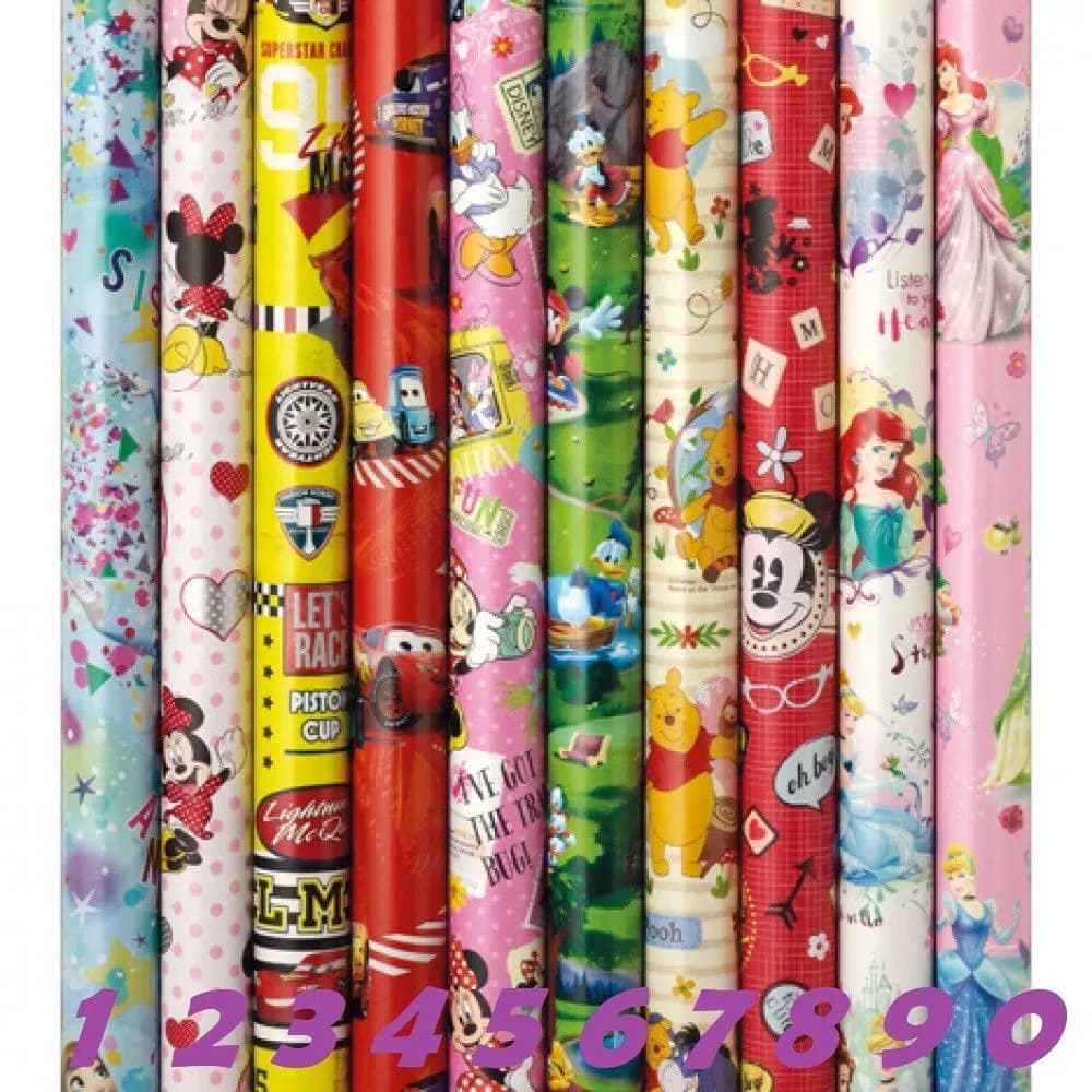 Birthday Wrapping Paper Rolls 4 Pcs