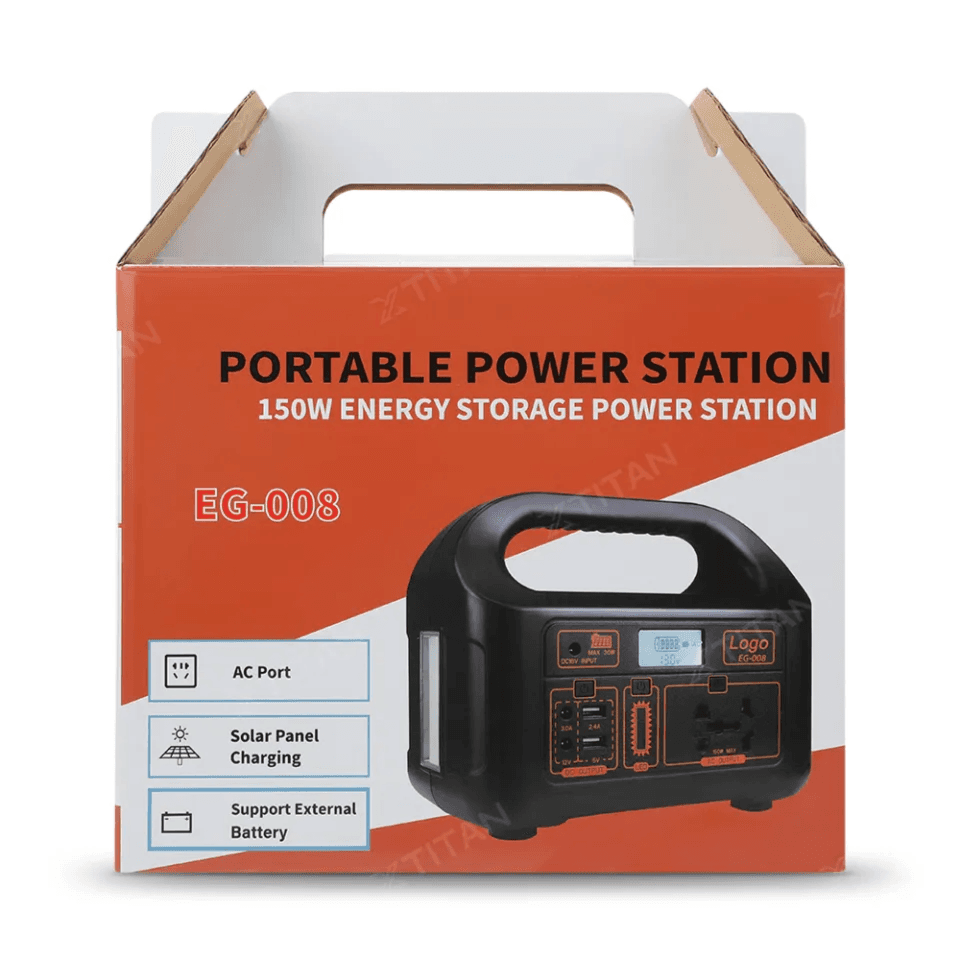 portable power station 150w energy storage power station EG-008pb