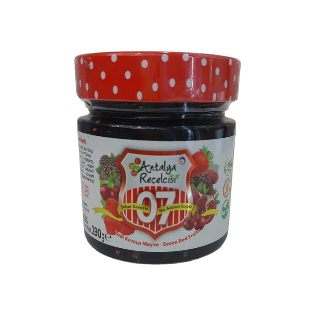 Seven Red Fruits Jam No Sugar Added 290gr