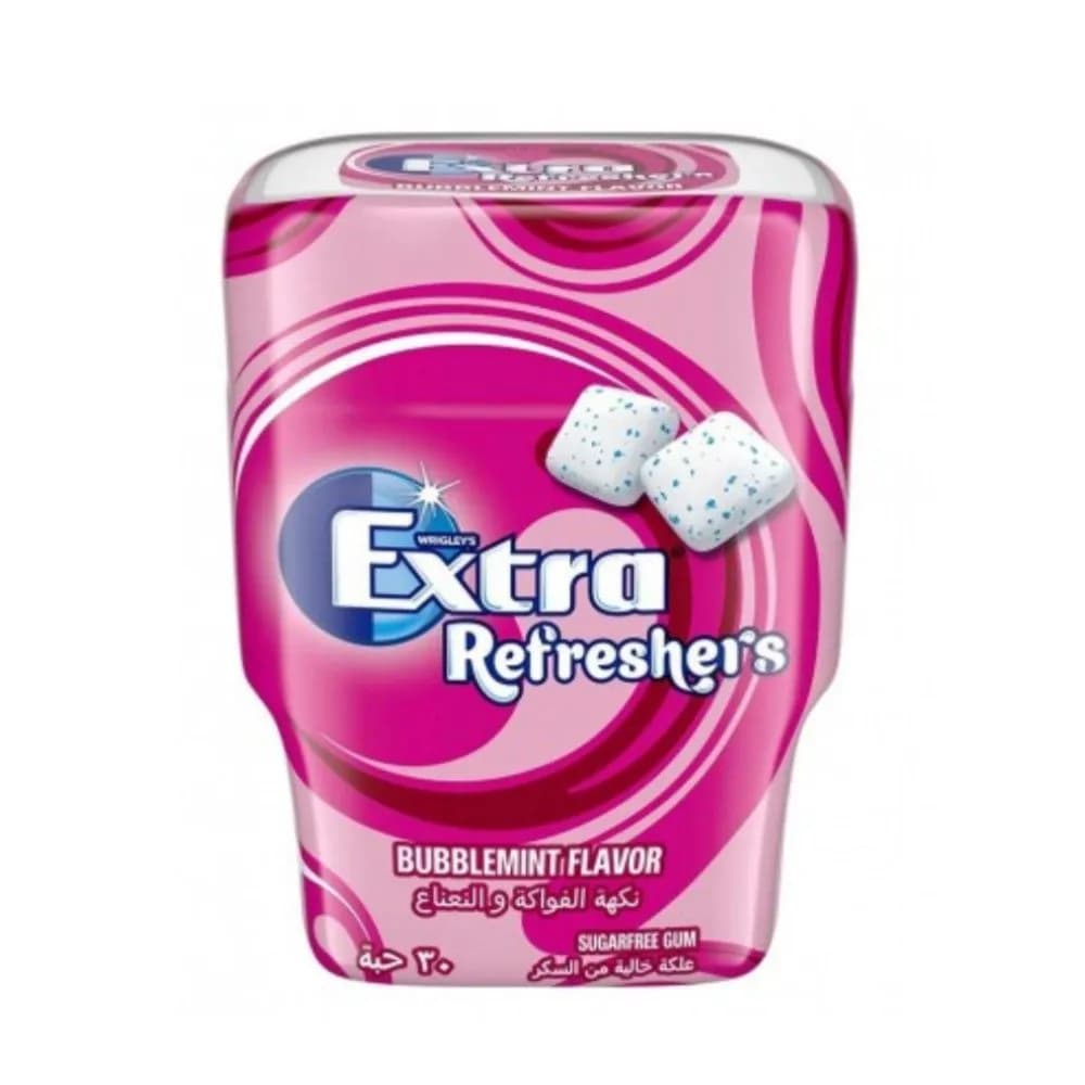 Extra Bubblemint Flv Gum Bottle 67g