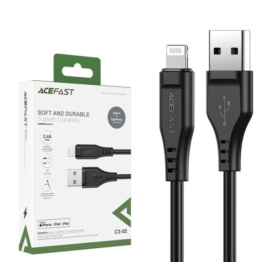 Usb To Lightning 1.2M - Acefast C3-02