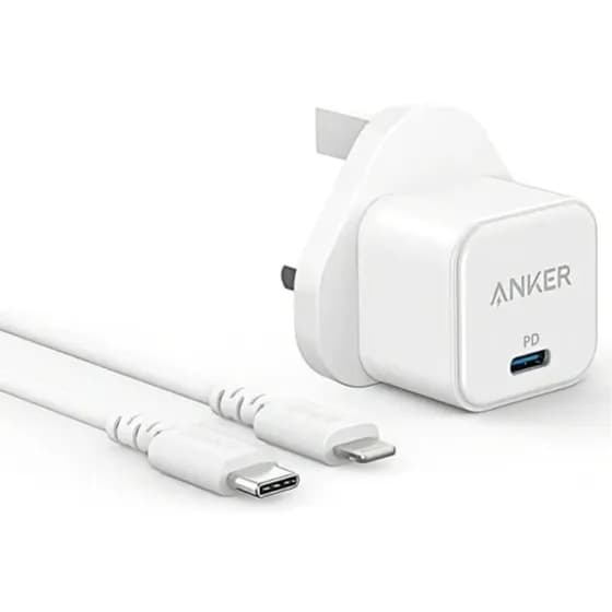 Fast Charger For Iphone,Ipad,Ipod 20w With C To Lightning Cable 1M-Anker B2149K21