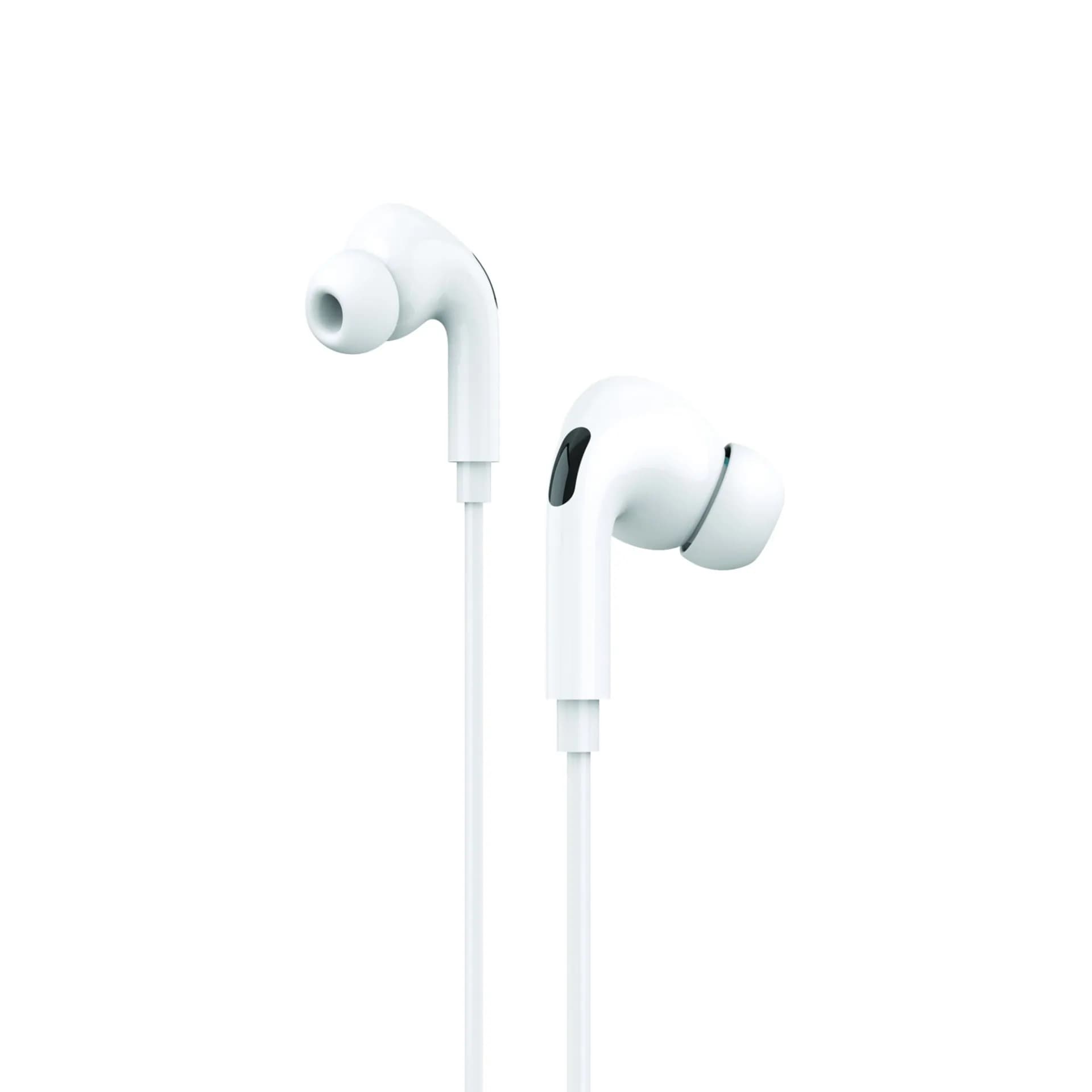 Platinum Fine Series Stereo Wired Earphones 3.5Mm - White