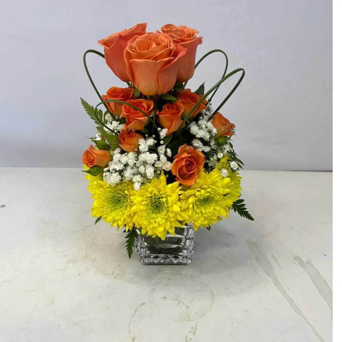 Orange Mix Small Arrangement