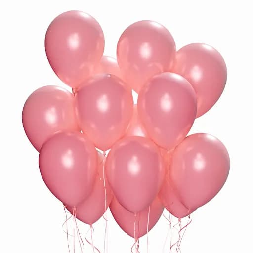 Rose Party Balloon 50 Pcs