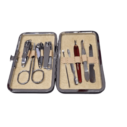 Galante Nail Care Set 590 9pcs Shiny Colored
