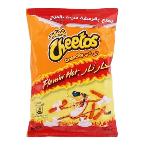 Cheetos Crunchy Flamin Hot Chips, 205g