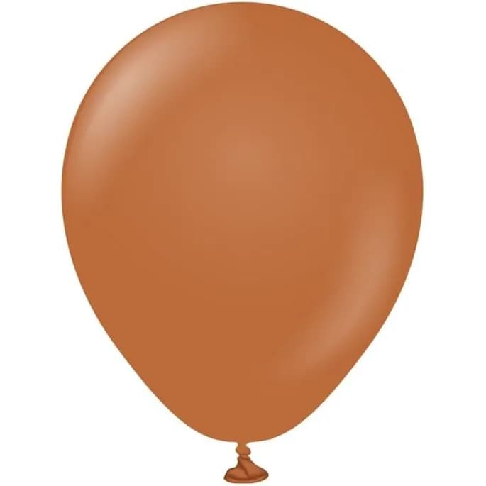 Brown 12 Inch Standard Color Helium Filled Balloon